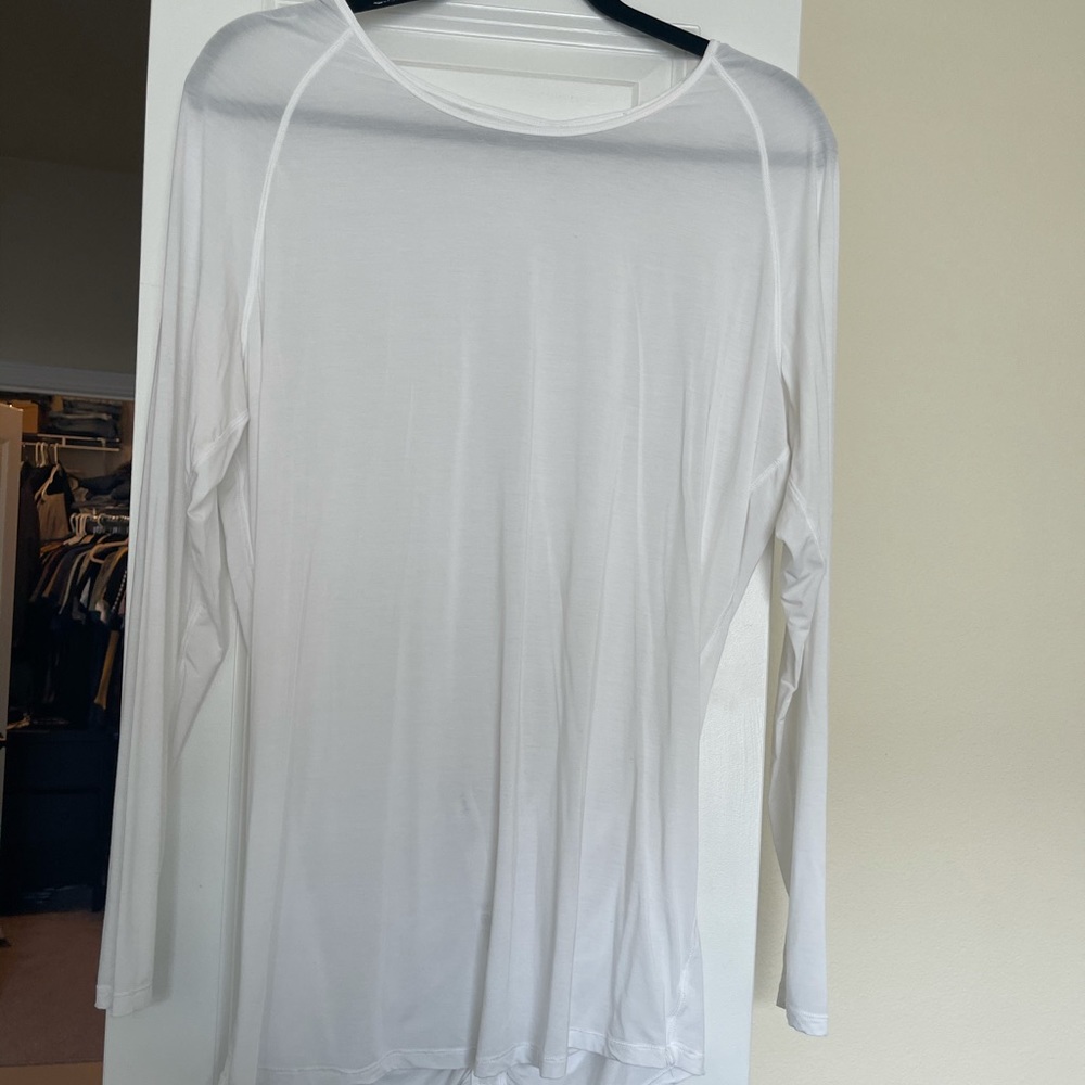 WHITE LULU LEMON LONG SLEEVE